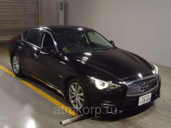 Спортивный седан гибридный NISSAN SKYLINE кузов HV37 пробег 15 тыс км цвет гранат черный